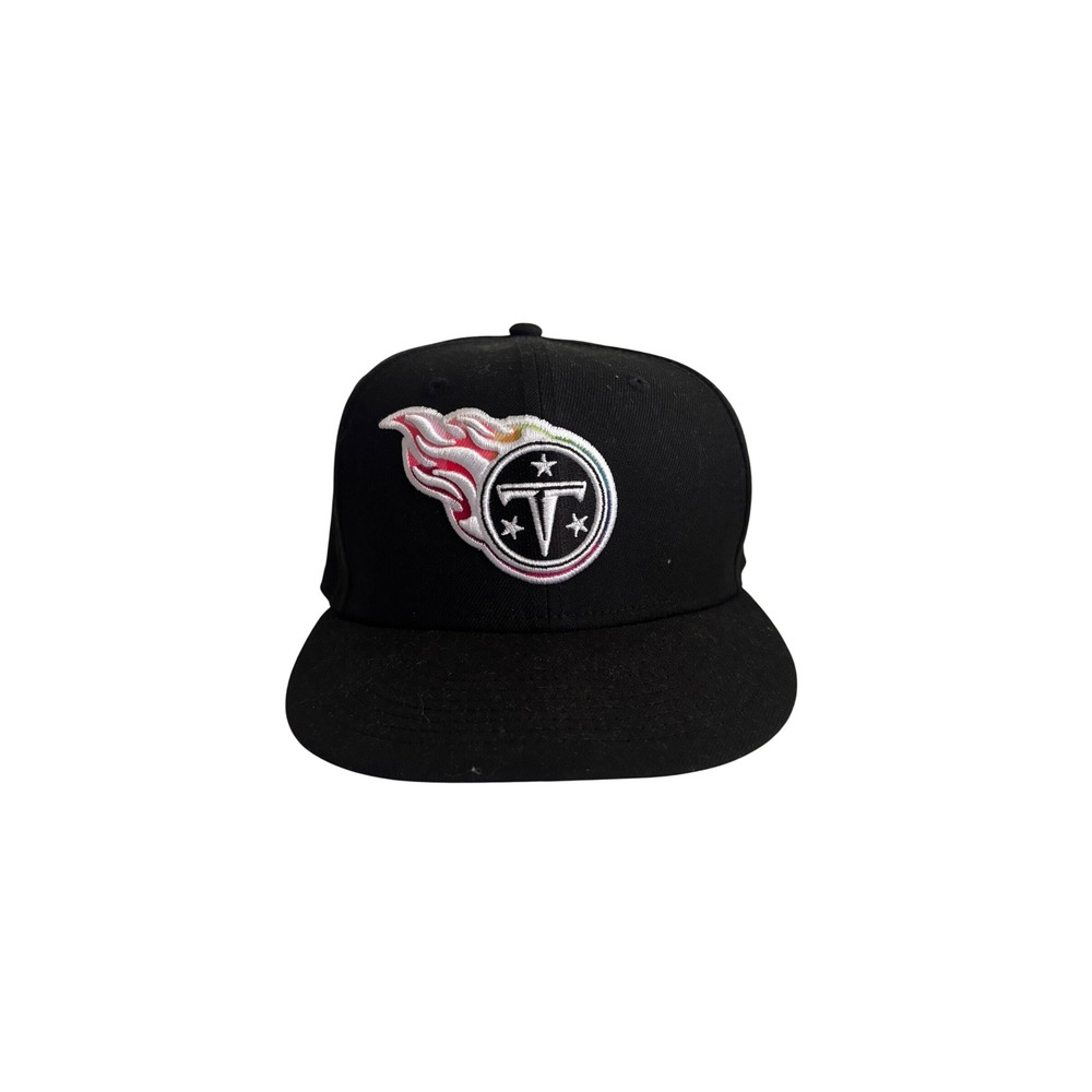 New Era 59FIFTY Tennessee Titans NFL Crucial Catch Fitted Hat Black Size 7 1/4